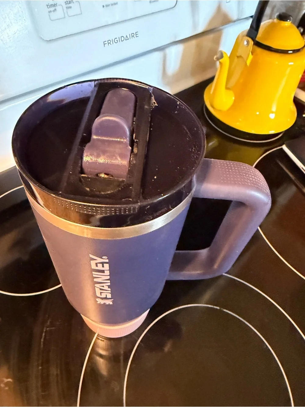 Stanley Purple Travel Mug with Pink Base Accent - Picture 2 of 3